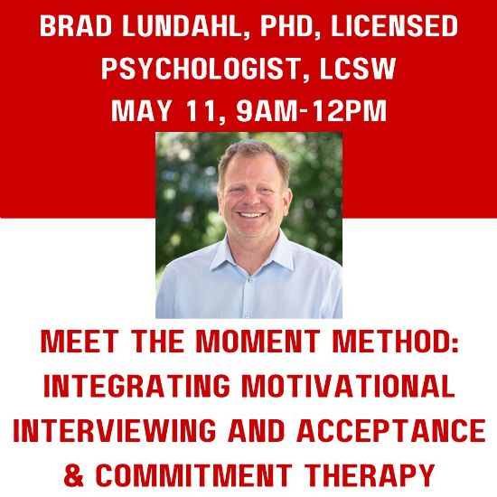 Picture of CEU Institute Session: Meet the Moment Method: Integrating Motivational Interviewing and Acceptance & Commitment Therapy